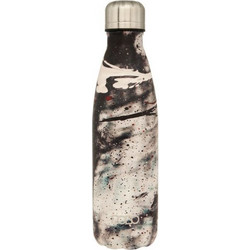 Polo Craft Παιδικό Μπουκάλι Θερμός Ανοξείδωτο BPA Free Μαύρο Λευκό 500ml