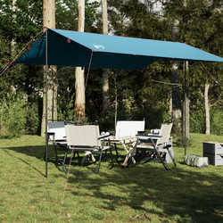 vidaXL Σκίαστρο Παραλίας Μπλε 360x294cm 94656