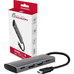 Axagon HMC-4G2 USB Hub 3.1 USB-C με 4 Θύρες USB-A / USB-C