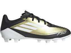 Adidas F50 Club FG IG9331 Ποδοσφαιρικά Παπούτσια με Τάπες Μαύρα Χρυσά