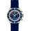 Aquadiver Force Master Ανδρικό Ρολόι Χρονογράφος με Μπλε Καουτσούκ Λουράκι SS23086G12
