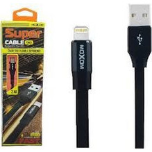 Moxom MX-CB06 Flat USB-A to Lightning Cable 1m Black 6919102729310