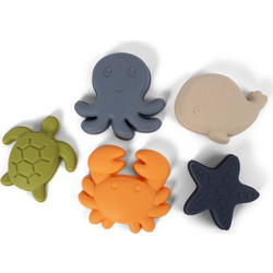 Filibabba Animals of the Sea Σετ Καλούπια Άμμου 836060