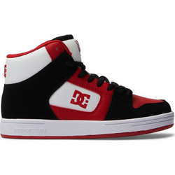 DC Παιδικά Sneakers Μποτάκια Μαύρα Κόκκινα ADBS300395-BLR
