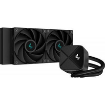 Deepcool LS520S Zero Dark Υδρόψυξη CPU 120mm για Socket 115x / AM4 / 1200 / 1700 / AM5
