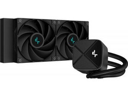 Deepcool LS520S Zero Dark Υδρόψυξη CPU 120mm για Socket 115x / AM4 / 1200 / 1700 / AM5
