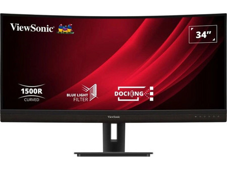 ViewSonic VG3456C Ultrawide MVA Curved Monitor 34.1" 3440x1440 QHD 100Hz 5ms