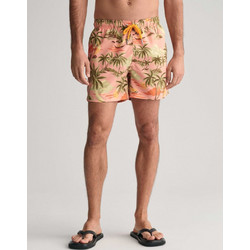 Gant Ανδρικό Μαγιό Σορτς Floral Σομόν 3G922416-008