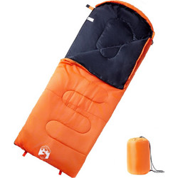 vidaXL Sleeping Bag Μονό 3 Εποχών Πορτοκαλί 94444