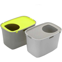 Pet Camelot Top Cat Τουαλέτα Γάτας Κλειστή Γκρι Lime Μ59xΠ39xΥ38cm