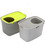 Pet Camelot Top Cat Τουαλέτα Γάτας Κλειστή Γκρι Lime Μ59xΠ39xΥ38cm