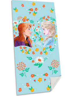 Disney Frozen Παιδική Πετσέτα Θαλάσσης Γαλάζια 70x140cm