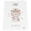 Cangaroo Wild And Free Bear Φορητή Αλλαξιέρα Μωρού Πλαστική 60x40cm Λευκή