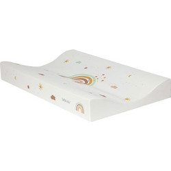 Bebe Jou Rainbow Sky Μαλακή Αλλαξιέρα Μωρού Πλαστική 72x44cm Λευκή