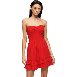 Superdry Mini Καλοκαιρινό Καθημερινό Φόρεμα Κόκκινο W8011555A-OPI