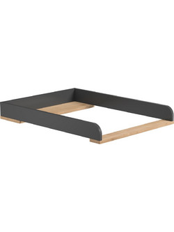PoliHome Altitude Βάση Αλλαξιέρας Μωρού Ξύλινη 77x59cm Ανθρακί
