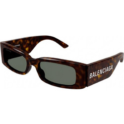 Balenciaga BB0260S 002 Γυαλιά Ηλίου Ορθογώνια Κοκάλινα Ταρταρούγα με Μαύρο Polarized Φακό