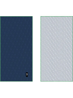 Feel & Touch Πετσέτα Θαλάσσης Microfiber Navy Μπλε 90x180cm