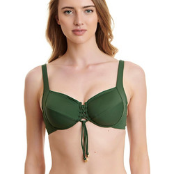 ERKA MARE Bikini Top με Ενίσχυση Χακί 70656