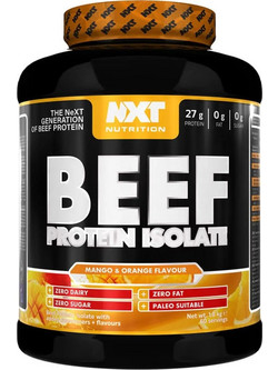 NXT Nutrition Beef Isolate Mango Orange Πρωτεΐνη Γράμμωσης Χωρίς Λακτόζη & Γλουτένη 1.8kg