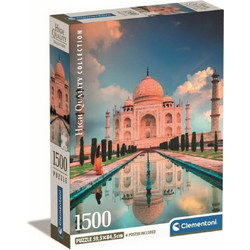 Puzzle Clementoni Compact Box High Quality Collection Ταζ Μαχάλ 1500 Κομμάτια