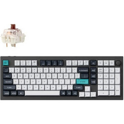 Keychron Q5 Max QMK/VIA Μηχανικό Gaming Πληκτρολόγιο με Gateron Jupiter Brown Διακόπτες RGB Black