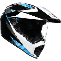 AGV Multi North Black White Blue Κράνος Μηχανής Motocross 1365gr