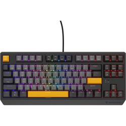 Genesis Thor 230 Μηχανικό Gaming Πληκτρολόγιο TenKeyLess με Outemu Red Διακόπτες RGB Navy Blue Negative