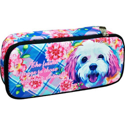 Back Me UP Love Dog Κασετίνα Ροζ 357-16141