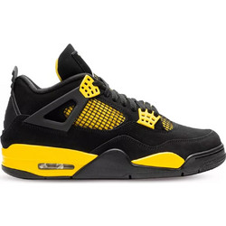 Jordan 4 Retro Ανδρικά Sneakers Μποτάκια Μαύρα DH6927-017