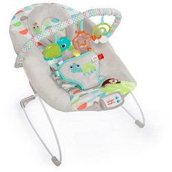 Bright Starts Happy Safari Ηλεκτρικό Relax Μωρού Κούνια με Μουσική & Δόνηση