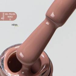 Alezori Moka 13 Ημιμόνιμο Βερνίκι Νυχιών 15ml