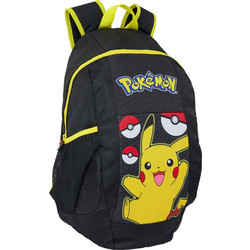 Safta Pokemon Σχολική Τσάντα Πλάτης Δημοτικού Μαύρη 5036278091094