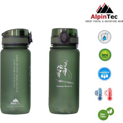 Alpintec Μαχητής Παιδικό Παγούρι Πλαστικό BPA Free Χακί 650ml