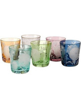 Polspotten Σετ Ποτήρια Νερού Γυάλινα Multicolour Tumblers 6τμχ 8718142026995