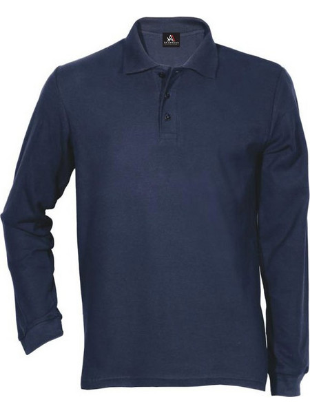 2Αaprons Ανδρική Μπλούζα Polo Μακρυμάνικη Navy Μπλε AMPLS180N