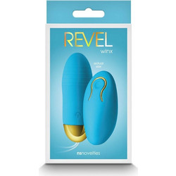 NS Novelties Revel Winx Δονητής Egg για Ζευγάρια με Τηλεχειριστήριο Μπλε