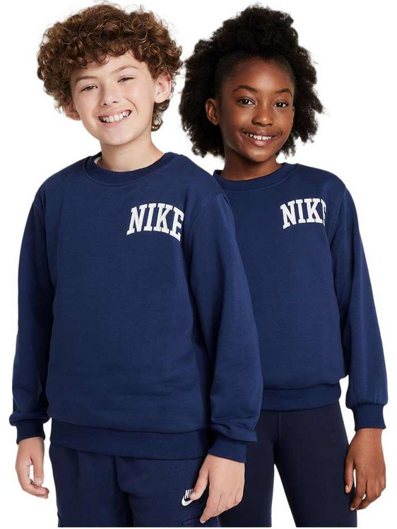 Nike Sportswear Club French Terry Παιδικό Φούτερ Navy Μπλε HJ3144-410