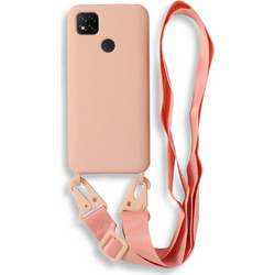 Bodycell Silicone Color Strap Back Cover Pink (Xiaomi Redmi 9C)
