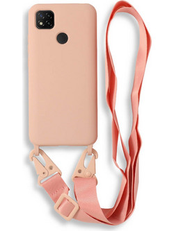 Bodycell Silicone Color Strap Back Cover Pink (Xiaomi Redmi 9C)