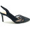 Menbur Γόβες Slingback με Τακούνι Στιλέτο & Στρας Μαύρες 23146-0001