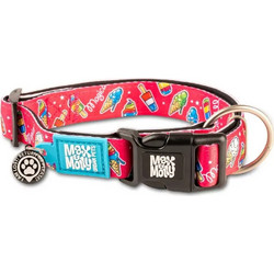 Max & Molly Magical Κολάρο Σκύλου Κοραλί 2.5x39-62cm