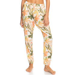 Roxy Υφασμάτινο Γυναικείο Παντελόνι Jogger Relaxed Εφαρμογή με Λάστιχο Σομόν Χακί ERJX603346-WBB6