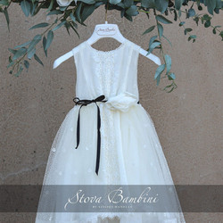 Stova Bambini Βαπτιστικό Φόρεμα 2τμχ SS24G20