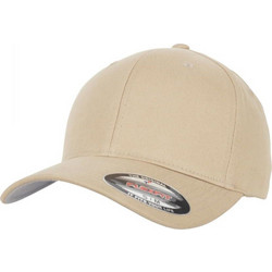 Flexfit Brushed Twill Ανδρικό Καπέλο Jockey Υφασμάτινο Εκρού 6377-00472