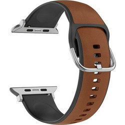Beline Λουράκι Σιλικόνης Brown / Black (Apple Watch 42 / 44 / 45 / 49mm)