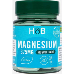 Holland & Barrett Magnesium 375mg 30 Ταμπλέτες