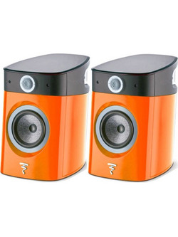 Focal Sopra No1 Ζεύγος Ηχείων Hi-Fi Δαπέδου 150W 2 Δρόμων Electric Orange