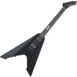 ESP LTD James Hetfield Vulture Ηλεκτρική Κιθάρα V Style με HH Μαγνήτες και Ταστιέρα Ebony Black Satin