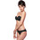 Leilieve Elegance Σουτιέν Strapless με Ελαφριά Ενίσχυση χωρίς Μπανέλα Μαύρο 6004